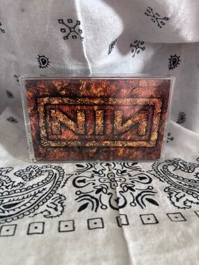 NIN Vinyl Record - Red/Orange Album Cover